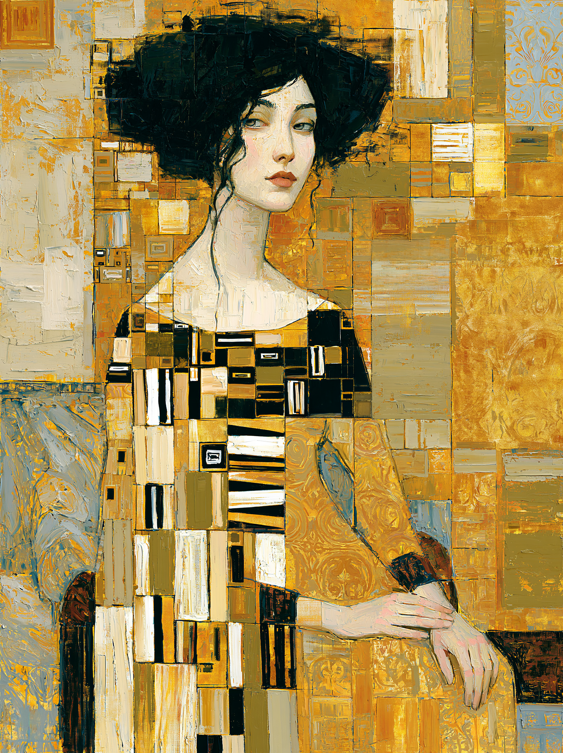 Klimt Gold Palette 대표 작품 이미지